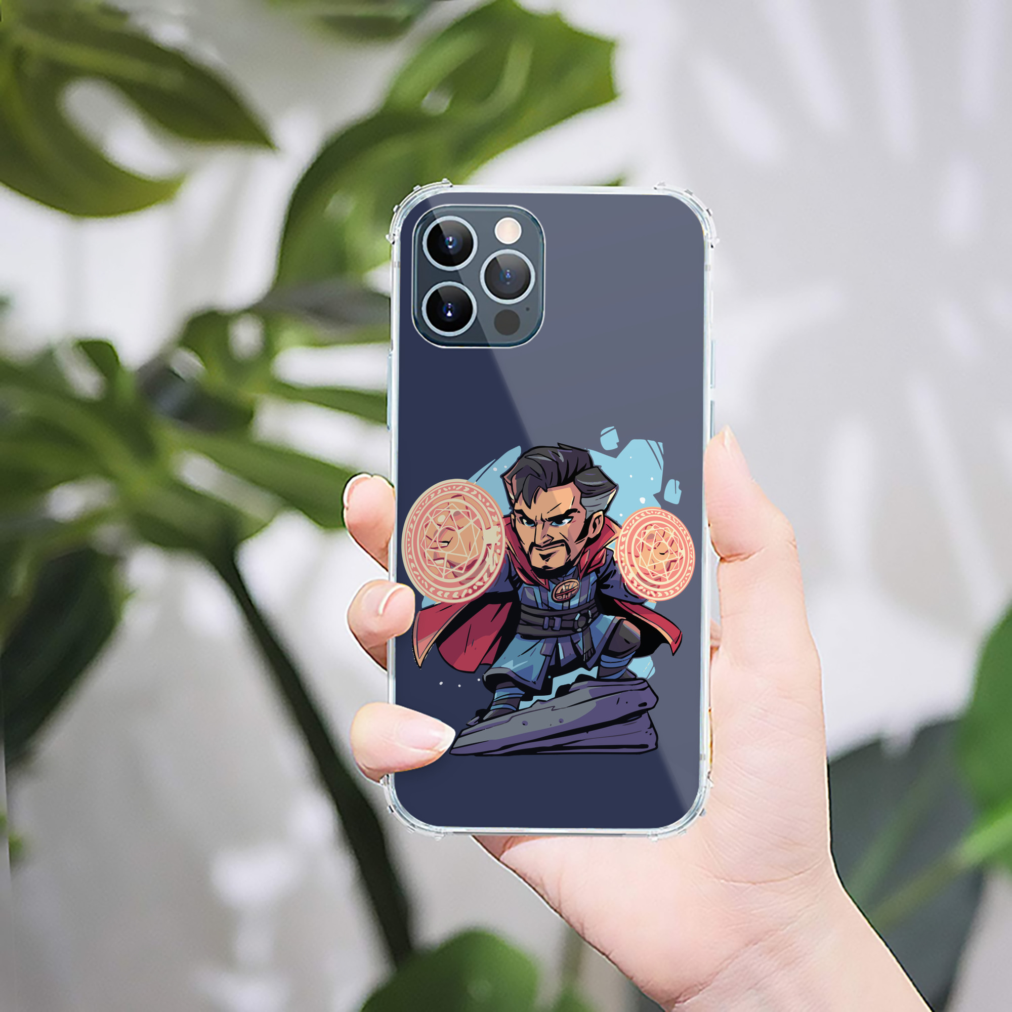 （画像用） アベンジャーズ The Avengers 【iPhone 12シリーズ対応】透明スマホケース（クリアソフトケース）